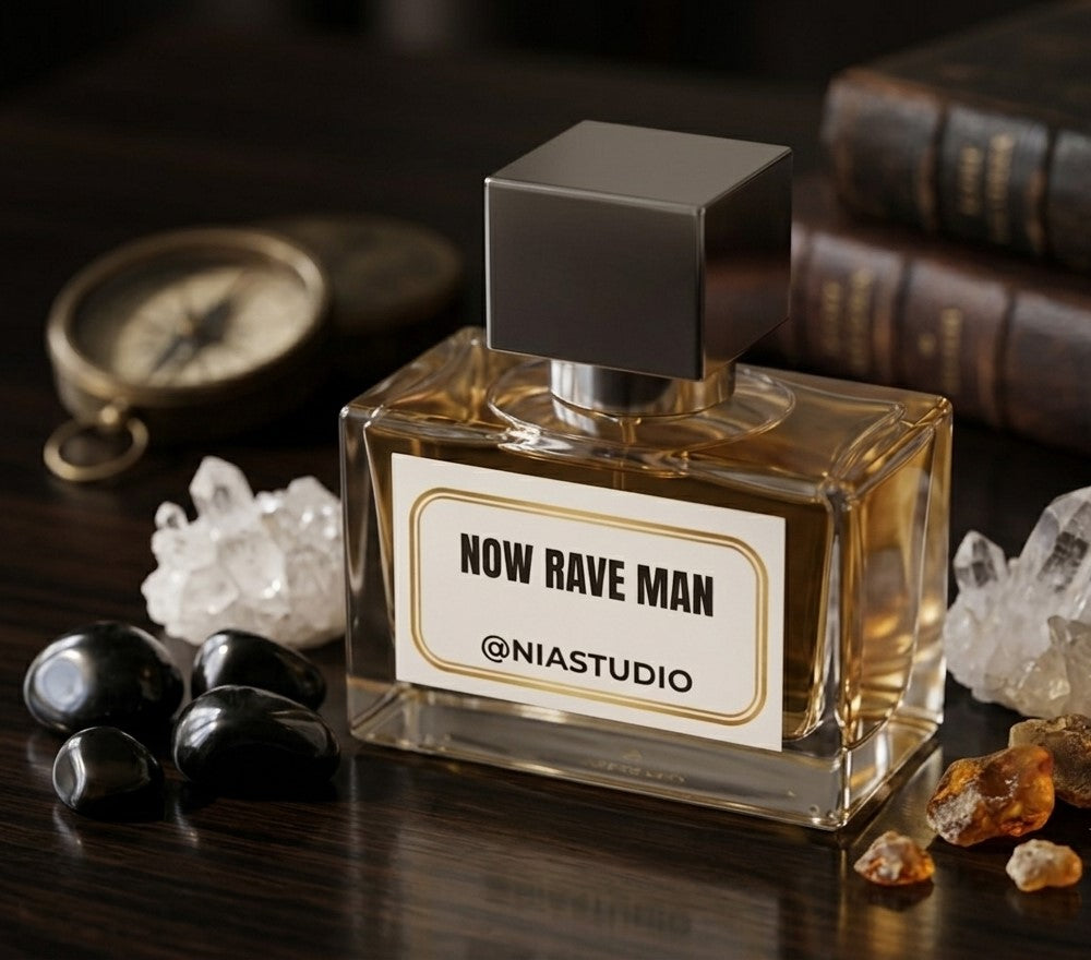 Now Rave Man Perfume Oil (Fresh, Spicy &amp; Woody Men’s Fragrance)